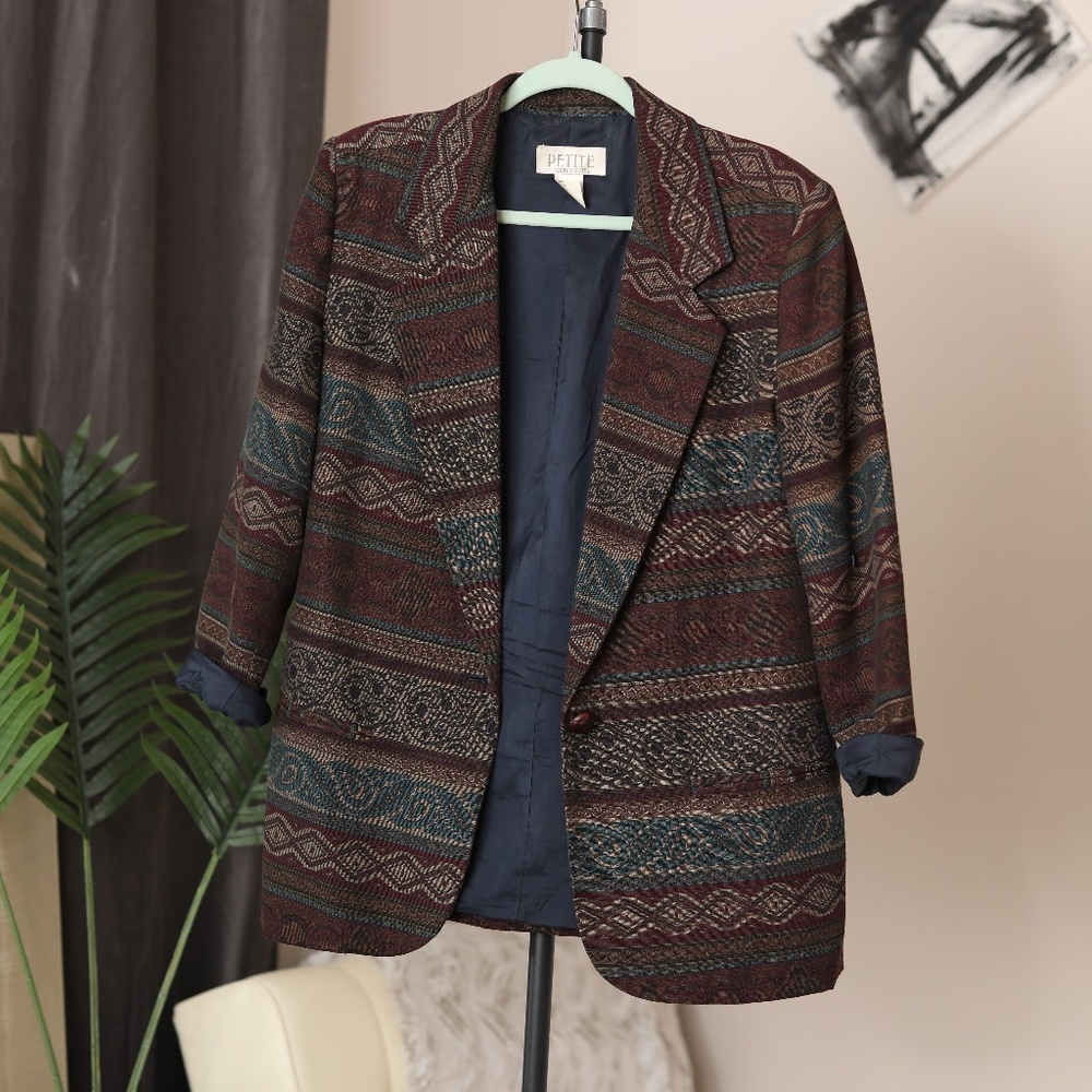 Vintage Oversized Petite Sophisticate Blazer